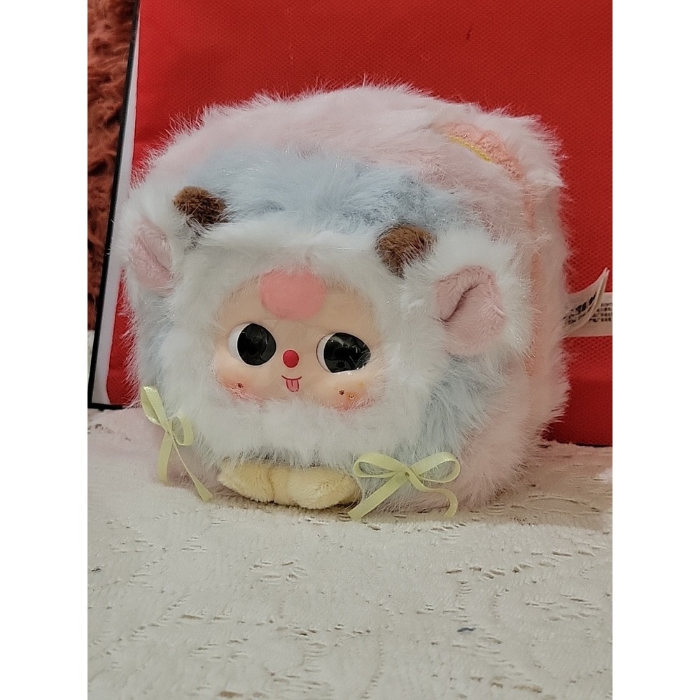 Baby Three- Jewelry  Box- WARM AND COZY WITH MOVABLE EYES.